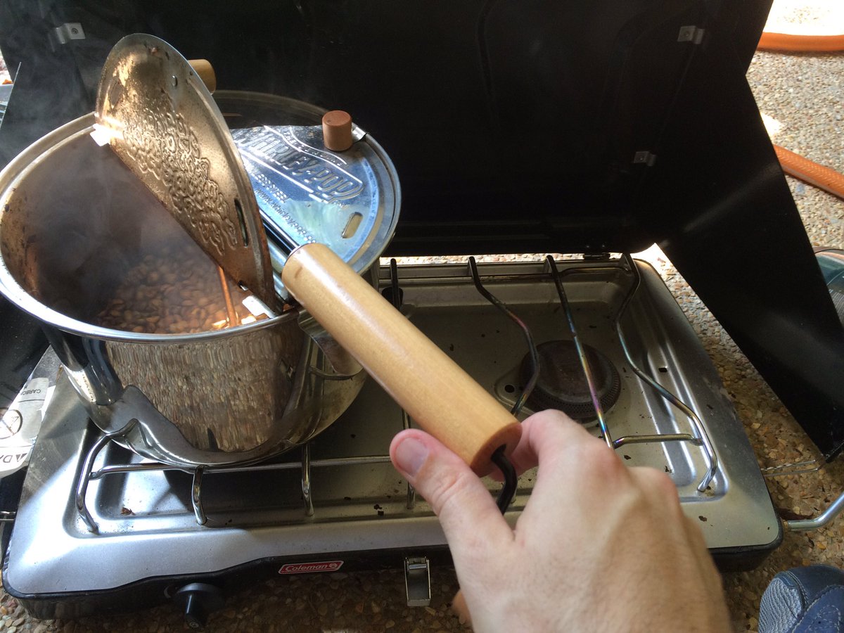 <a href="/BurmanCoffee/">BurmanCoffee</a> this is my setup  for #coffee roasting