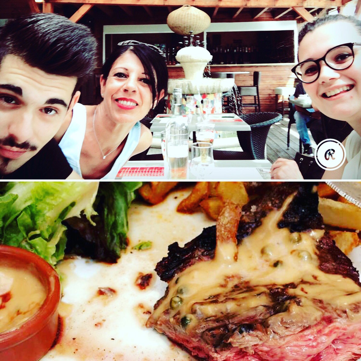 mimousse40's tweet photo. Restaurant en famille 💖👌🏻 https://t.co/pMCvXXfnic