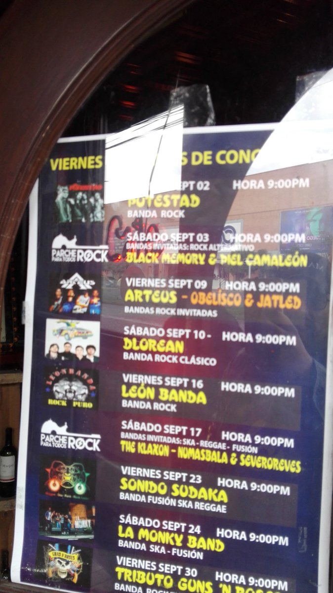 Esta noche <a href="/ParcheRock/">ParcheRock</a>  en <a href="/CafeCanterbury/">Canterbury Cafe</a> con <a href="/tappanmusic/">TAPPAN</a> @PielCamaBand y @rageand_love #EnElMarcodelBomm