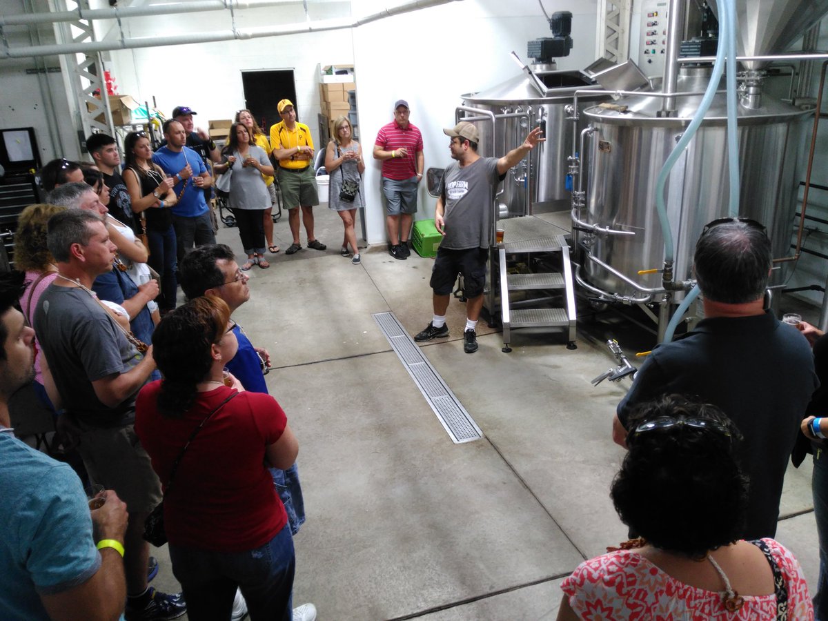 SoulBenderBrew's tweet photo. Fantastic weather for a @PABrewTours today. @PennBrewery @HopFarmBeer @ChurchBrewCrew https://t.co/fDpEe9I4op