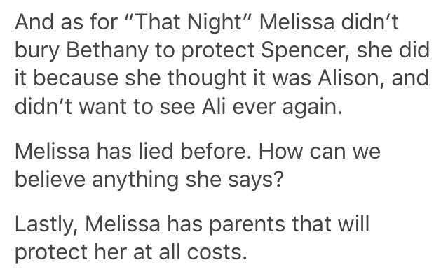 Em_PLLTheorist's tweet photo. Melissa is Uber A #plltheory https://t.co/GJXSEnoPf8