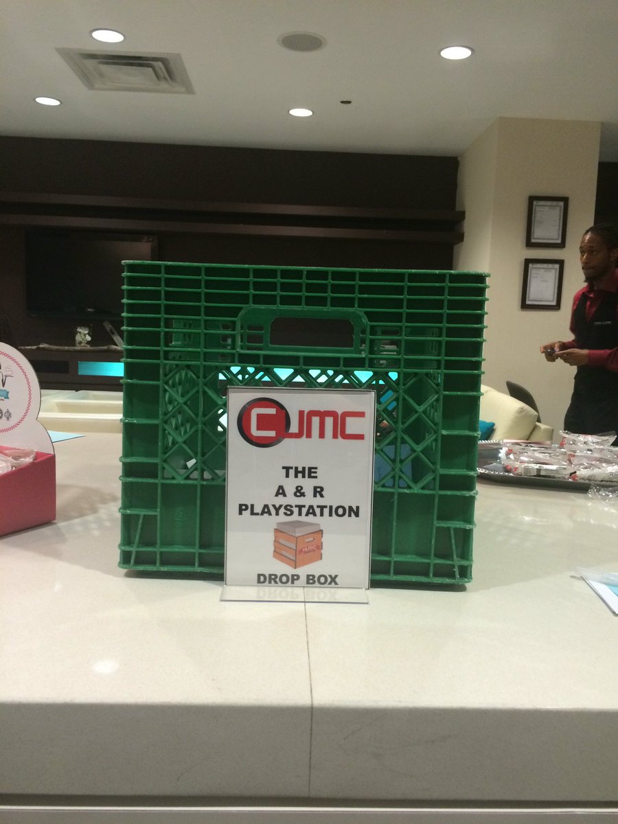 The A&amp;R PlayStation is NEXT be sure to drop your CDs in the box