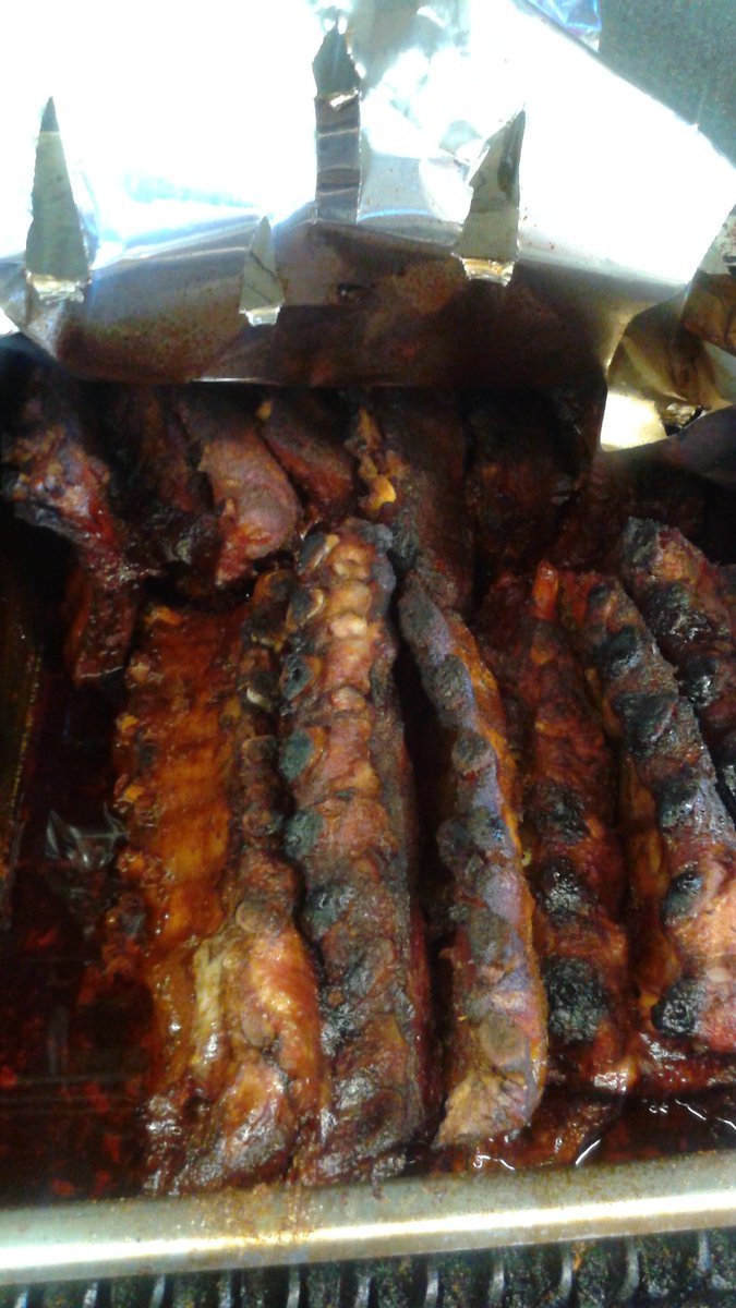 Come get some ribs fresh out of the smoker tonight! Try em dry rib style, you will not be disappointed!
