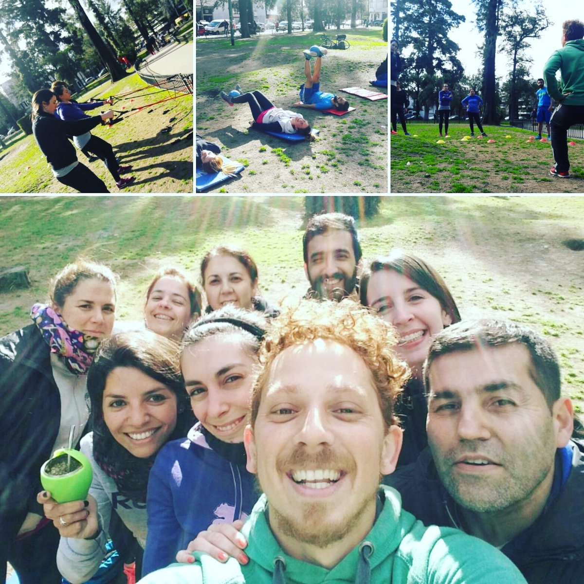 JOGOFUNCIONAL's tweet photo. Con nuevos objetivos para Diciembre #AsiEntrenamos como siempre salió  el sol #HoySeCenaFuerte https://t.co/KLXF1ZpkrY