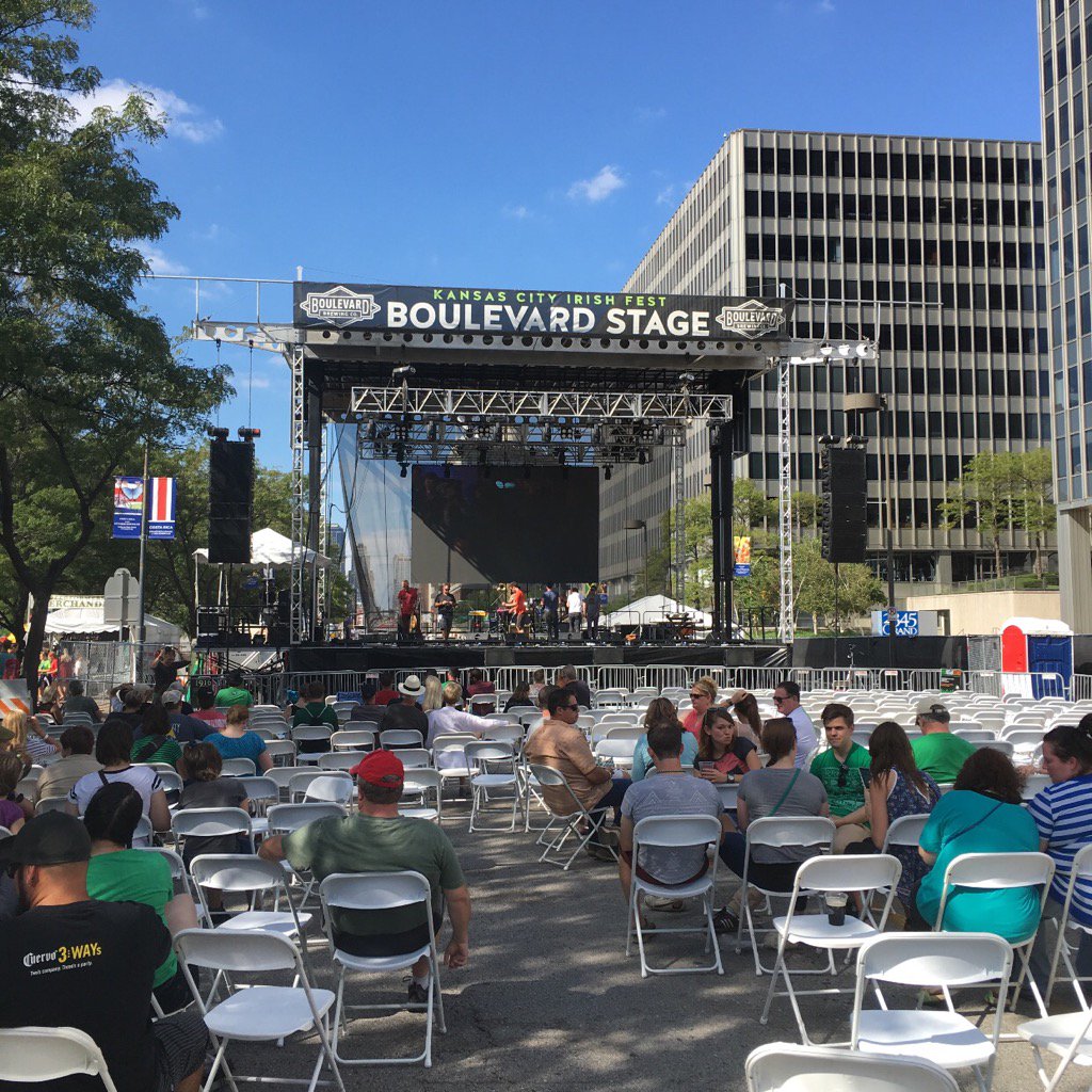 dangoodwin's tweet photo. Ready for the next band. What a beautiful day!! #kcirishfest #IFKC https://t.co/uEjs9MSsU9