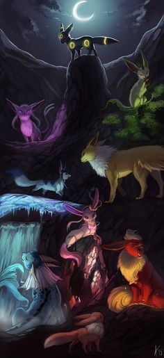 EquipoValorGran's tweet photo. Todas las evoluciones de Eevee 😻😻 https://t.co/uL9KTuHKDS
