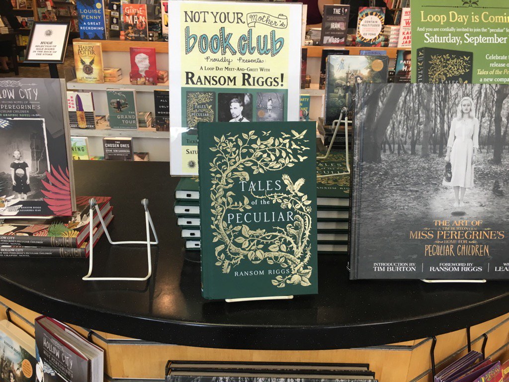 NathanBransford's tweet image. Happy #LoopDay to the great @ransomriggs and his Tales of the Peculiar!