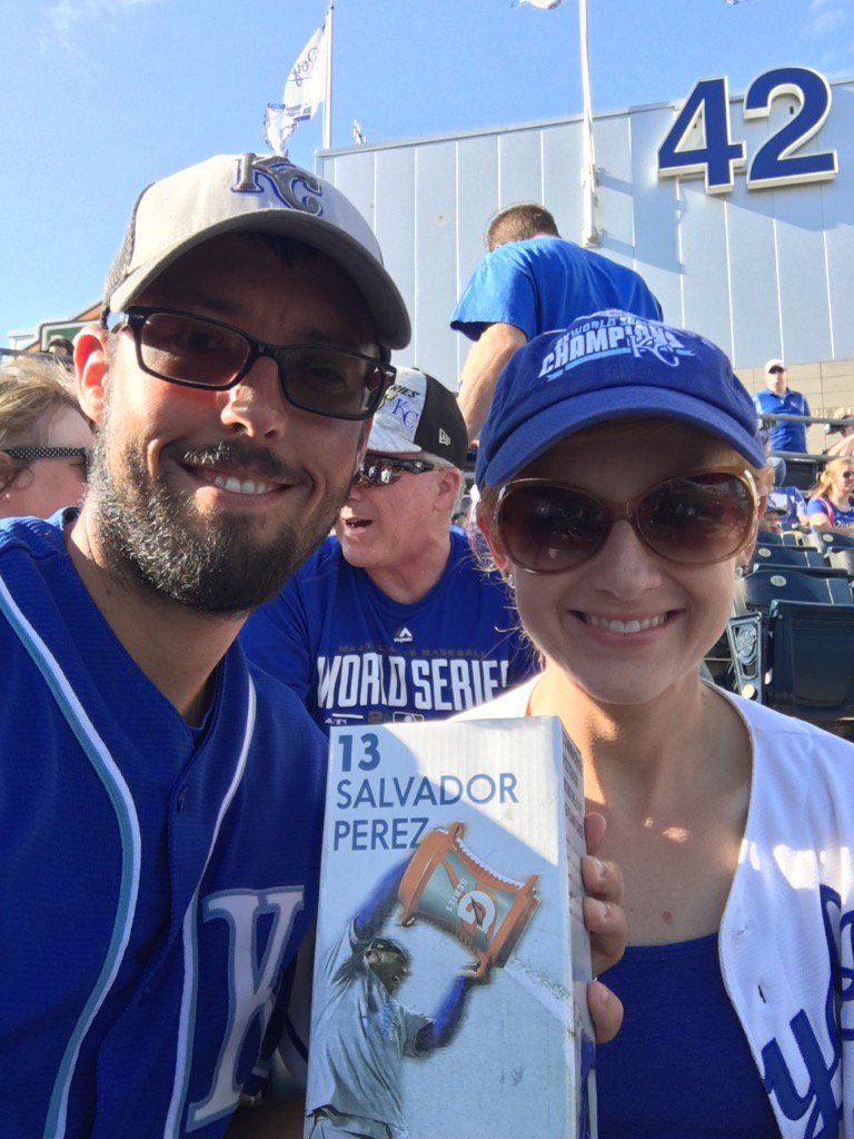 glassxc's tweet photo. Nice night for baseball! #RoyalsSocial #ForeverRoyal #salvysplash https://t.co/Ti6dZDEkvA