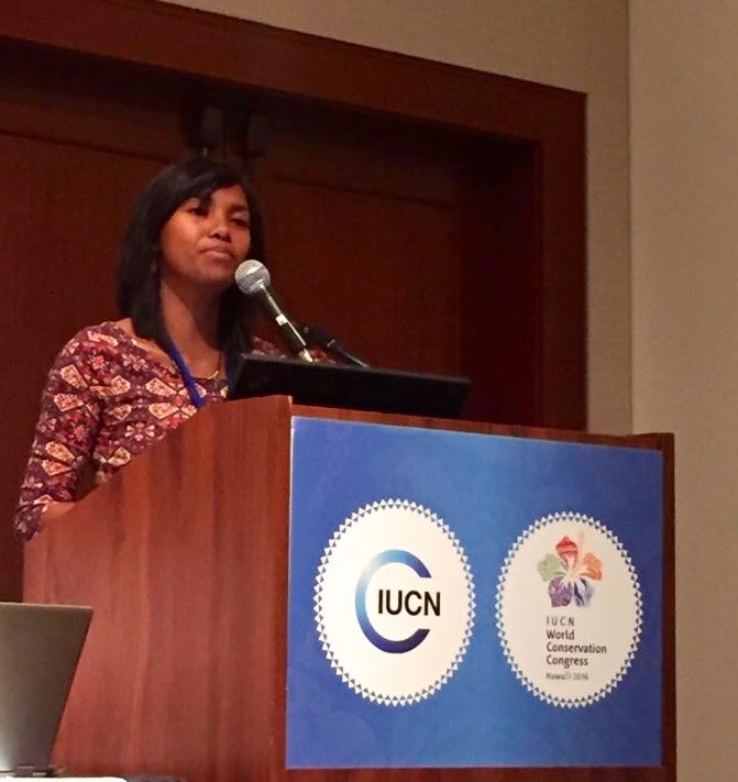 .<a href="/vatosoa7421/">Vatosoa Rakotondrzaf</a> explains the role of MIHARI &amp; community exchanges in sharing experiences &amp; capacity building for #LMMA