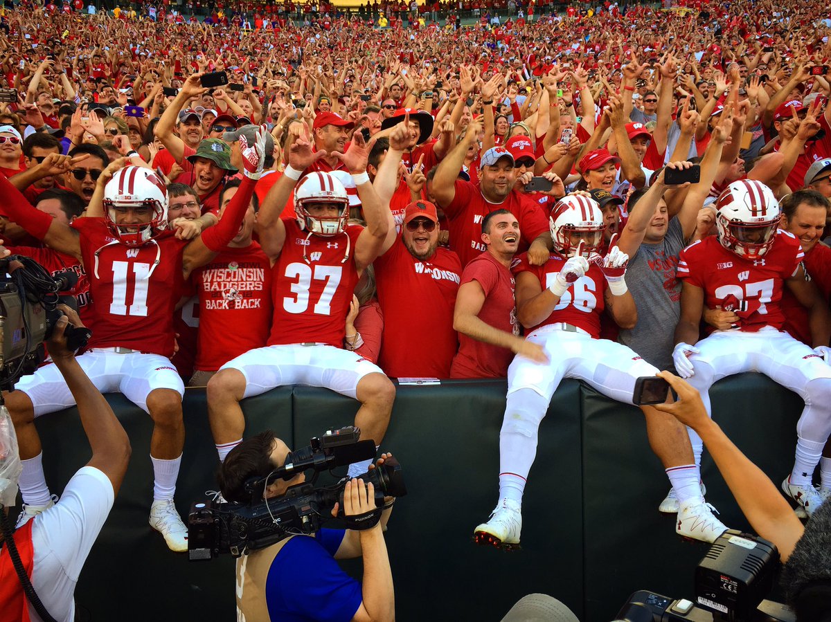 CollegeGameDay's tweet photo. It's a good day to be a Badger. https://t.co/xDtXD0pmja