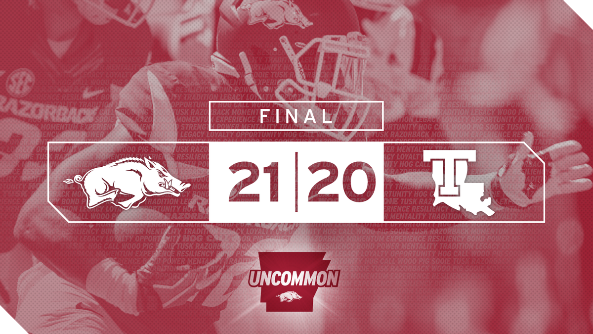 HOGS WIN!!!

#BeatLaTech #WoooPig