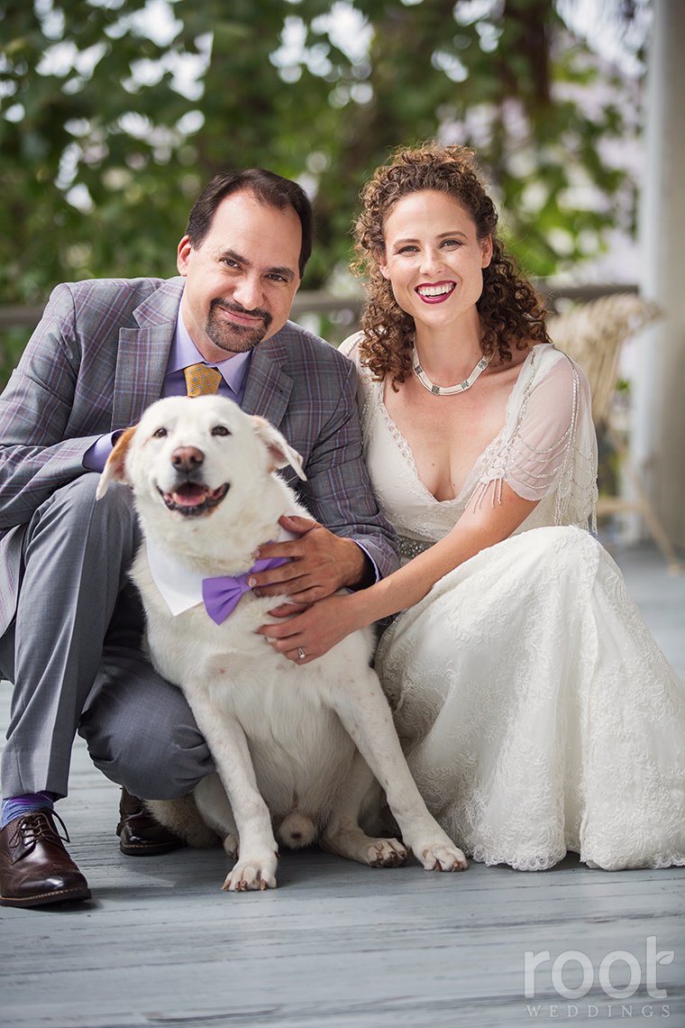 RootPhotography's tweet photo. When the bride and groom bring their fluffy one, you know it's going to be a good day! More on the blog today. :) https://t.co/8RbHpowTlA