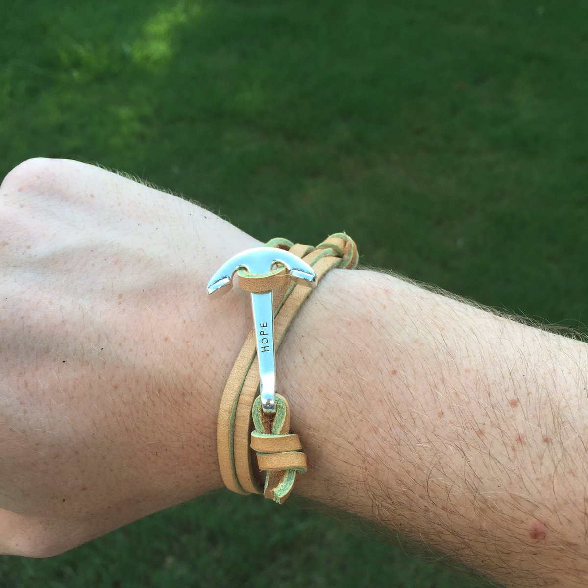 ichthysbracelet's tweet photo. What's that? You want a leather bracelet with an anchor? Check out the new 'Anchor' on our website today! https://t.co/chBOF13rAq