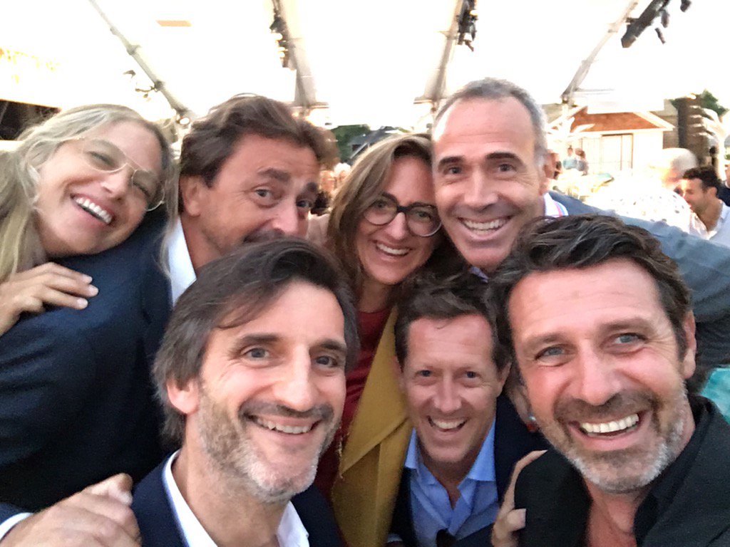 pmouratoglou's tweet photo. With the crazy Eurosport crew tonight @henrileconteoff @arnaudsimon @BjorkmanTennis @AlexCorretja74 #barbaraschett https://t.co/BnpyXkJk0A