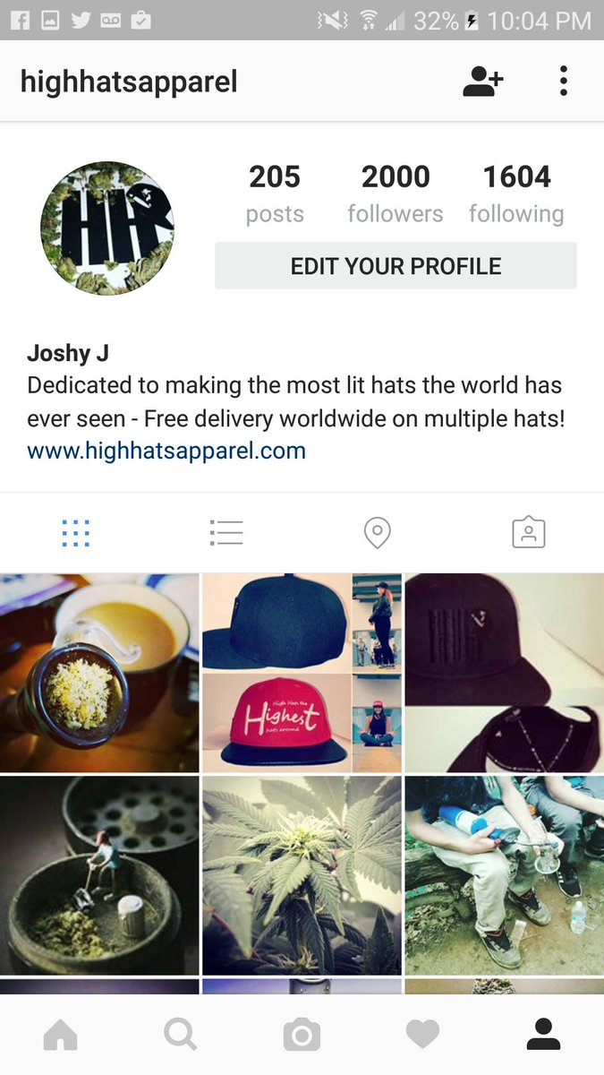 HighHatsApparel's tweet image. Crushing that IG pussy @highhatsapparel #highhats #takeover