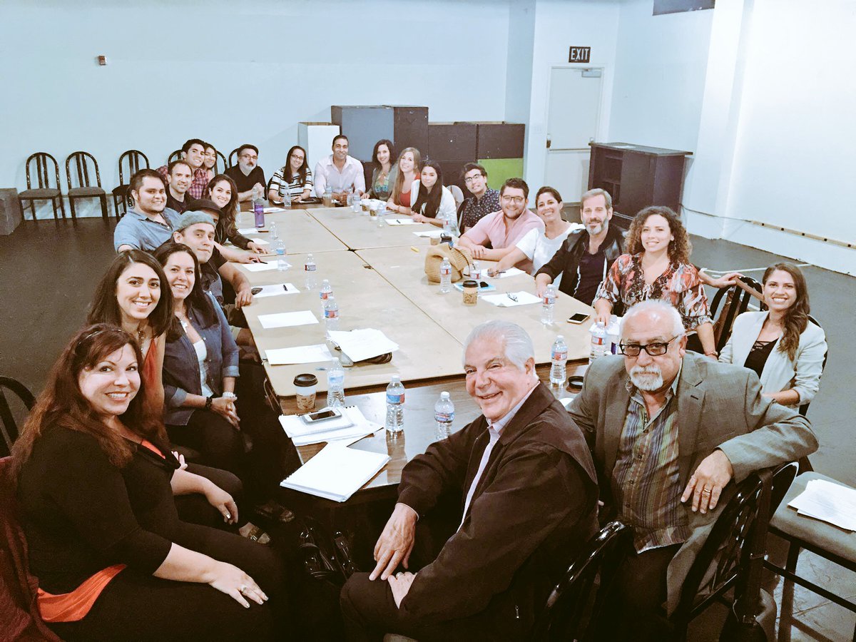 Amazing table read for the 4th Annual Latino Scene Showcase! We can't wait to see this Latino talent on stage!