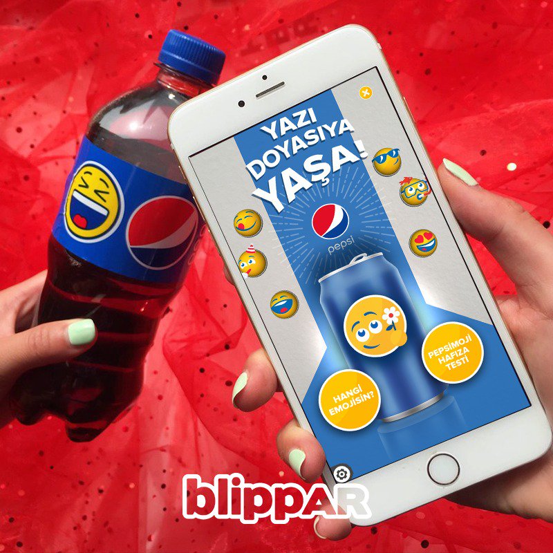 blipparTR's tweet photo. Emojili Pepsi kutularını blipp’le, doyasıya yaşa! #Pepsimojis https://t.co/uohVs4d1ux