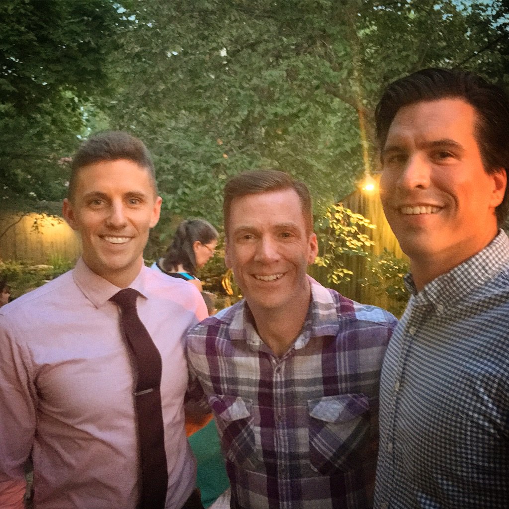 ByJayKing's tweet photo. Out here at @mpnye's wedding with the former ESPN Boston Celtics writing great @GregPayneRuns. #celticswire https://t.co/kNrYqYrXuw