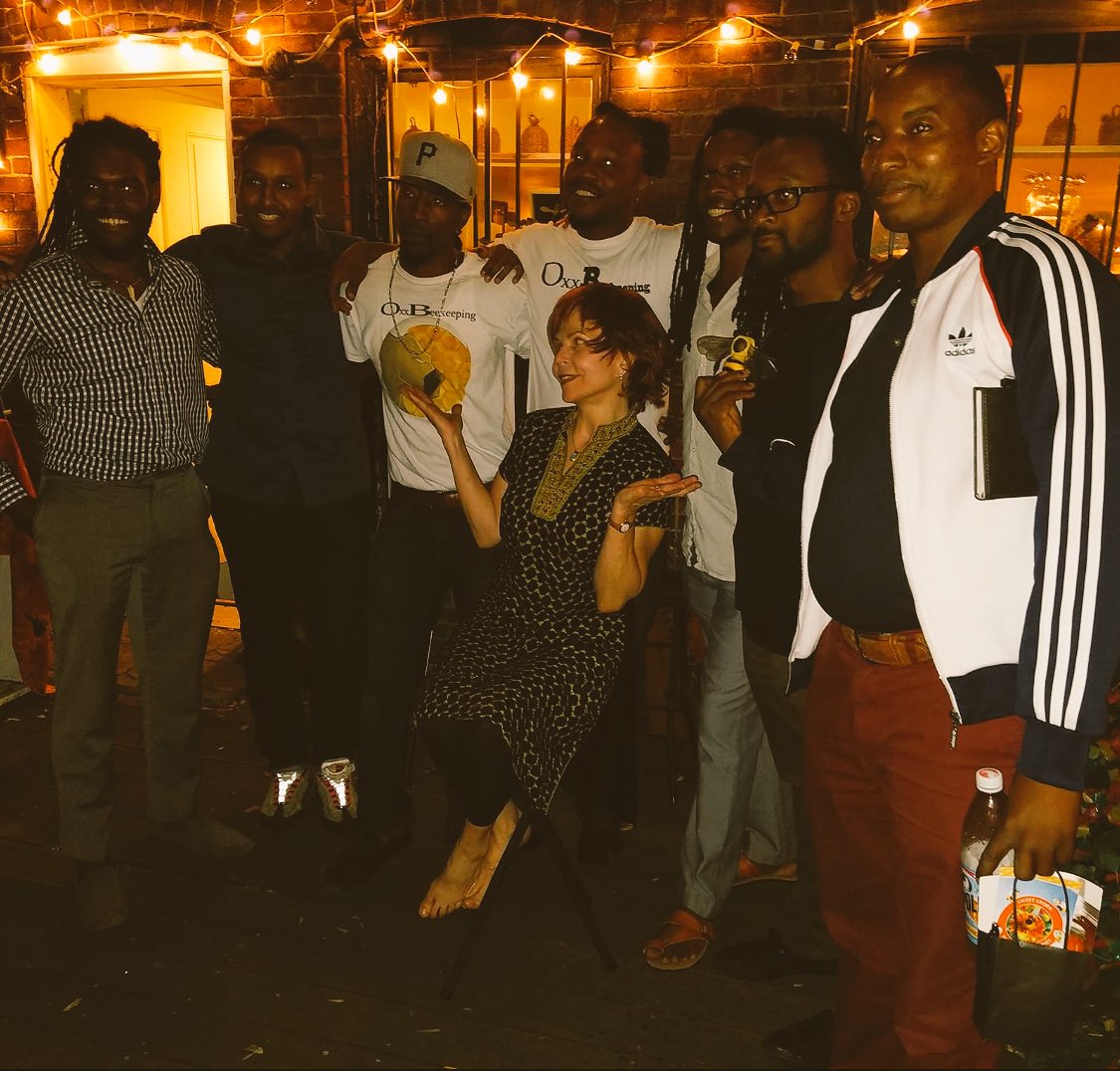 FollowTheHoney's tweet image. Honored to be in middle of these #PAN #entrepreneur leaders! Thanks #OxxBeekeeping  #HoneyTouched  🐝🙏🏾 @DASTONEFACE