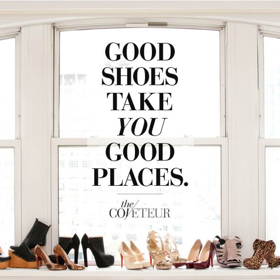 Good #Shoes Take You Good Places. #Shoeaholic ♥ ShoeReveal.com