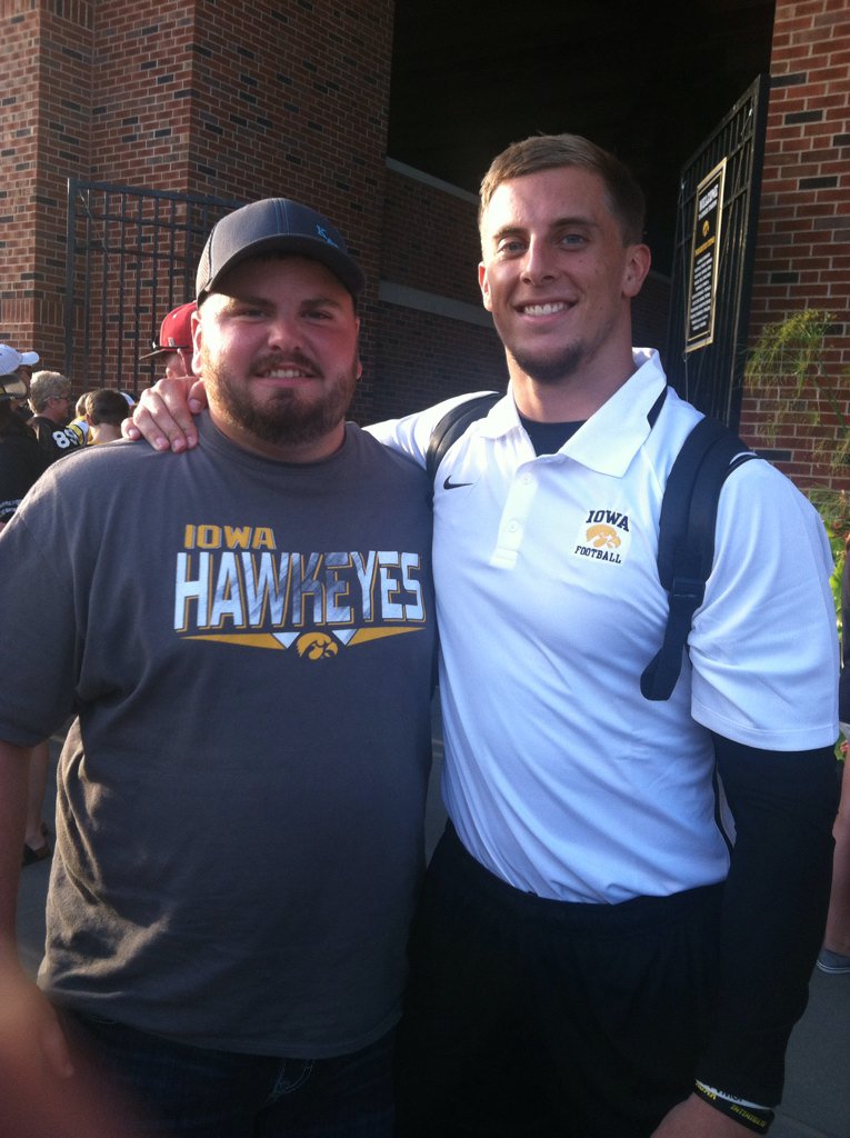 evangrotewold's tweet photo. It was a fun day watching @brandonsnyder12 play #GoHawkeyes https://t.co/WkJ5WdrNki