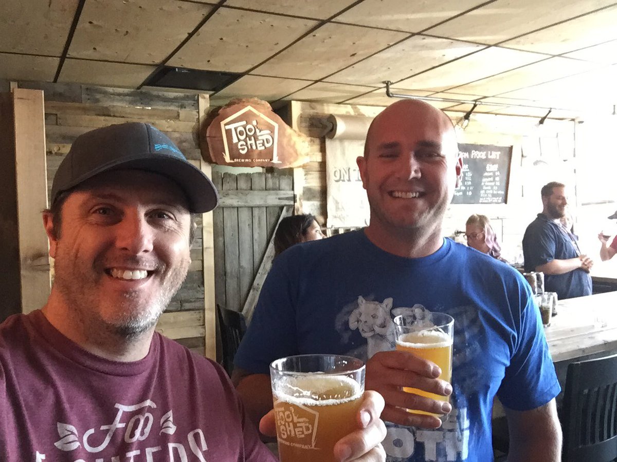 yycbrandon's tweet photo. Thanks @jefforr @ToolShedGrowler and @ToolShedBeer for a great tour today! #yycbeer #kombucha @philandseb https://t.co/QMarNbm3if