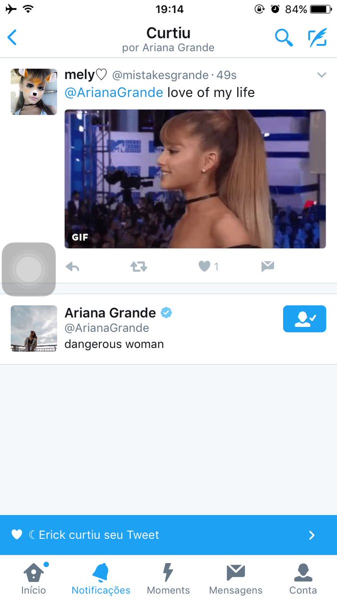 ninardobrev's tweet photo. Ariana faved x3 https://t.co/tO0IhimRf9