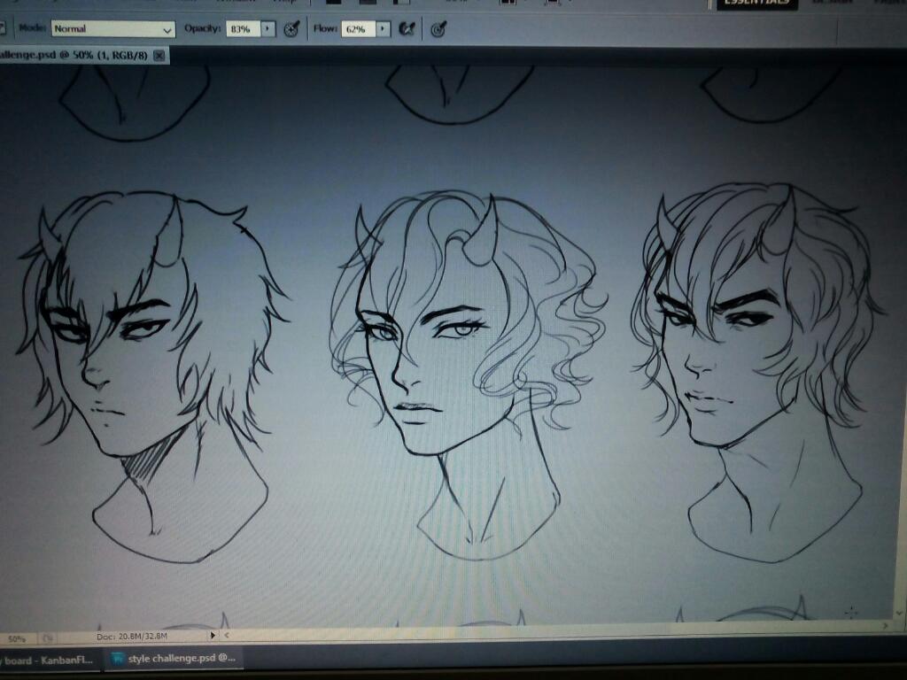 More style challenge. Time for a lunch break > A< #sketch 