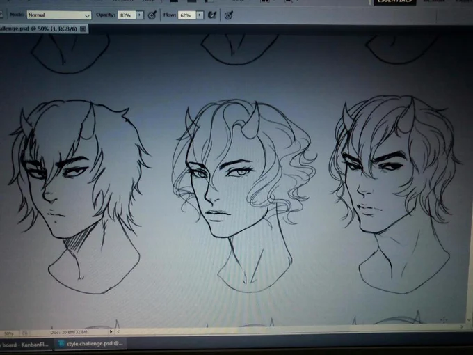 More style challenge. Time for a lunch break > A< #sketch 