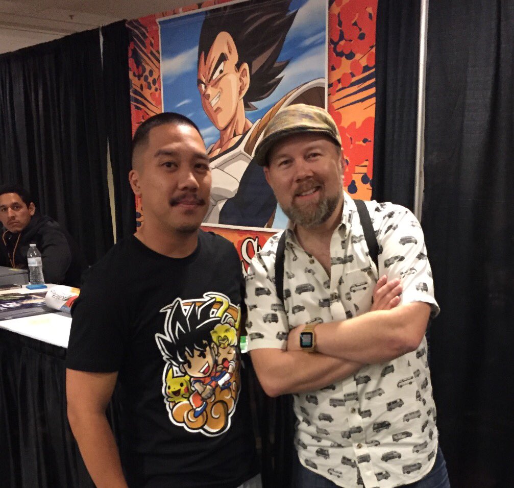 Tonypham02's tweet photo. @VoiceOfVegeta you are a legend sir! #vegeta #SFCC2016 #dbz #dragonballz #chrissabat https://t.co/aJklSa7kD8