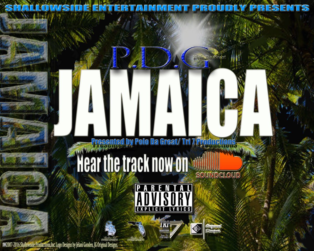 OfficialPoloPDG's tweet photo. From the mixtape drop Jamaica comes 'Jamaica' on SoundCloud. Presented by Tri 7 Productions: https://t.co/caU6CTLudx https://t.co/vNEJfH8jM7