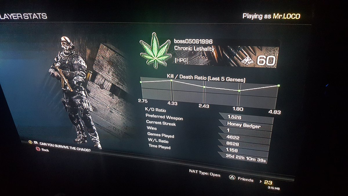 CodghostTDM's tweet image. if you think you are one of best cod ghost players tweet a screenshot of your player.