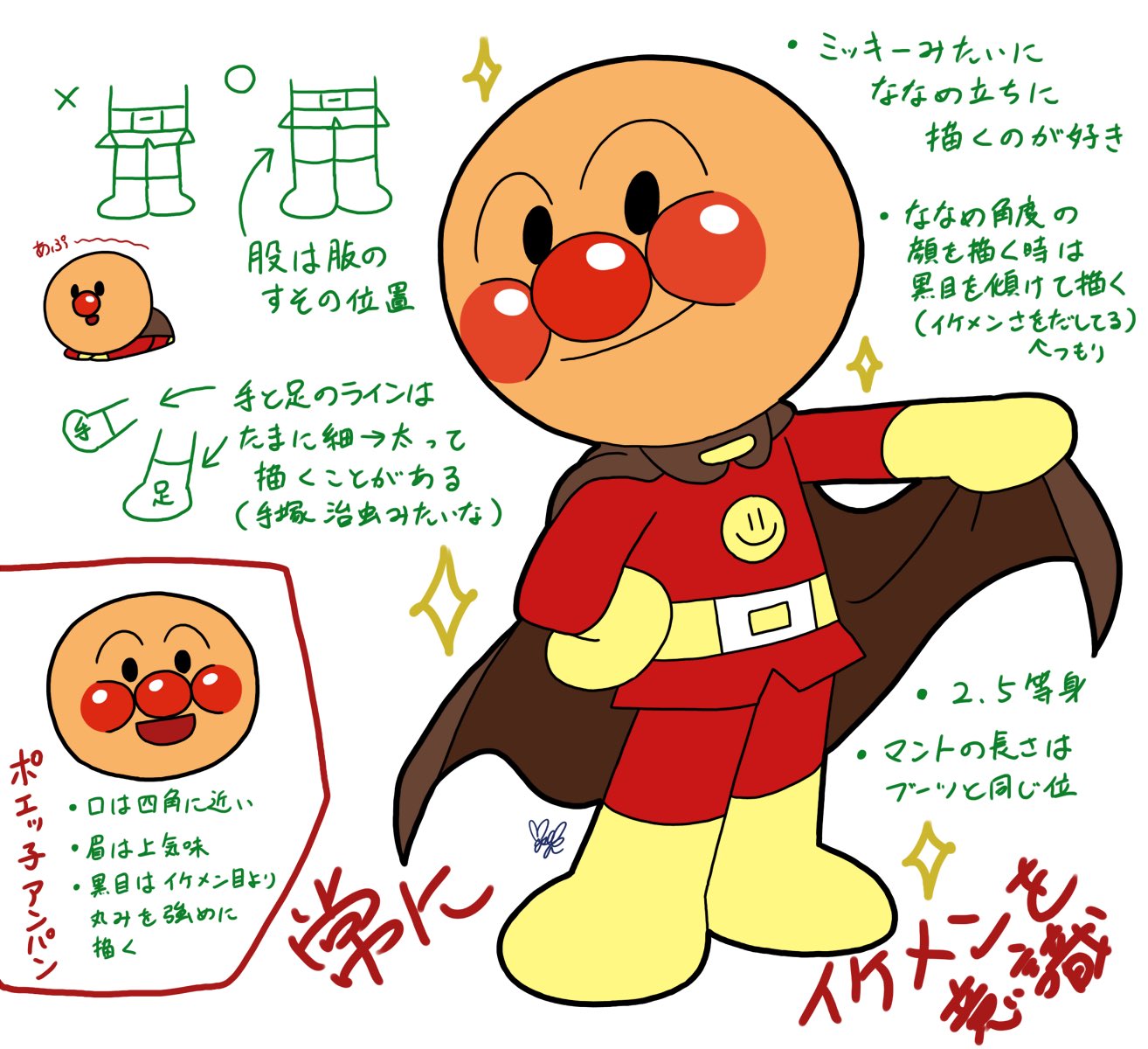 アンパンマン描き方講座 Twitter Search Twitter