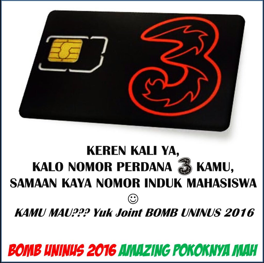 BombUninus's tweet photo. keren kan yuk join #bombuninus2016 https://t.co/K9s5HK12q9