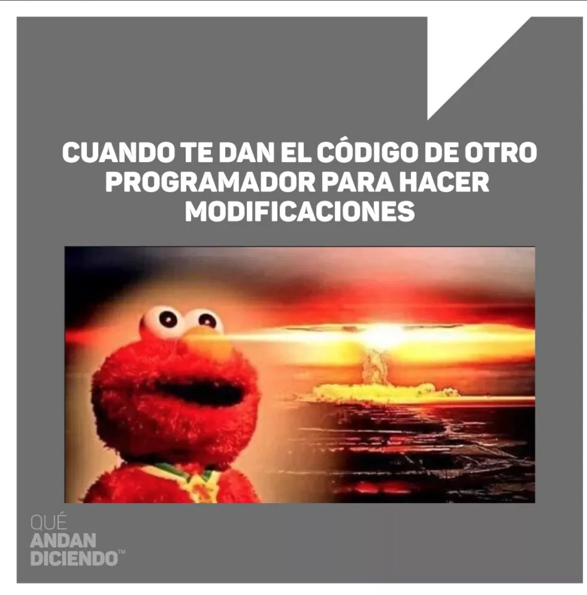 Santiagopf's tweet photo. #CosasDeProgramador #TrueStory https://t.co/TGWHGOVDR7