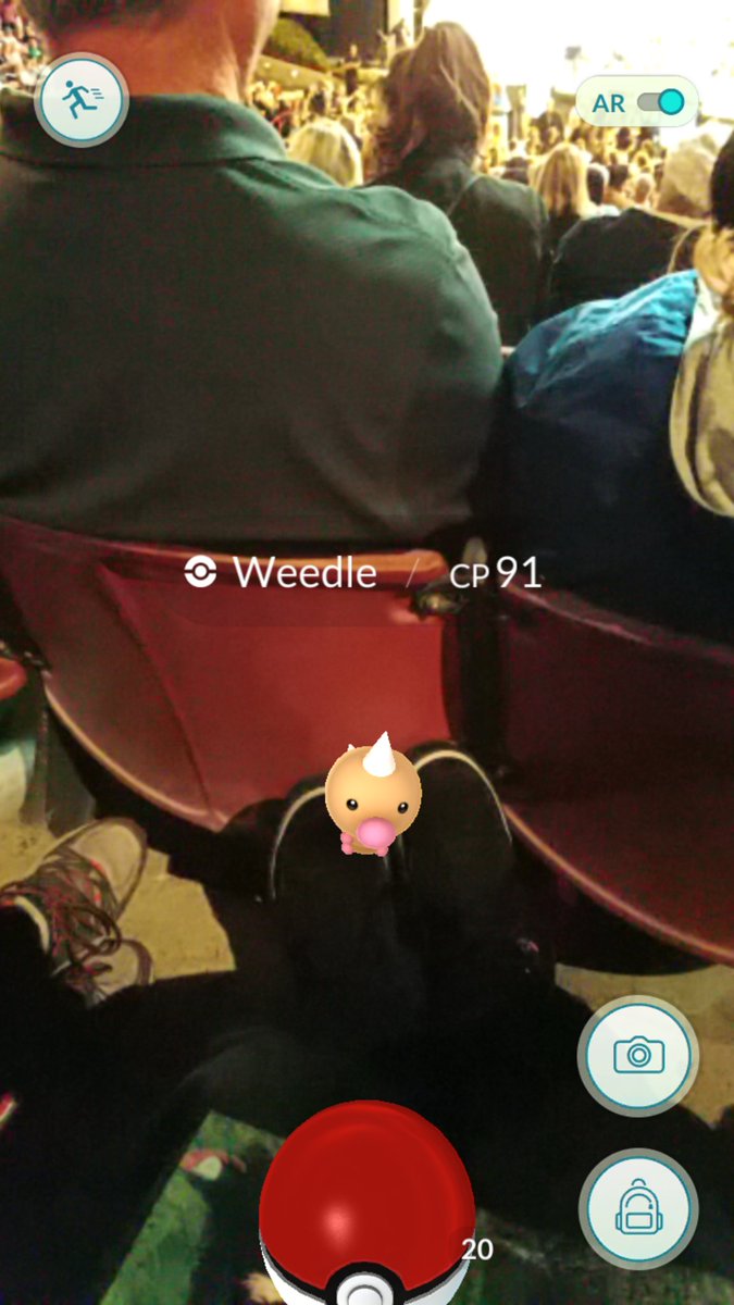 WendellChong's tweet photo. OK.  So I have Weedle feet.  Haha!  @PacificSymphony #PokemonPacificSymphony https://t.co/m1fEJGV0YD