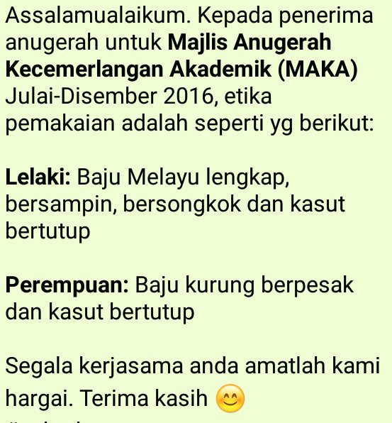 runkpmim's tweet photo. Perhatian kepada penerima anugerah MAKA 😉
#maka2016 #kpmim https://t.co/jNpLpaxAo2