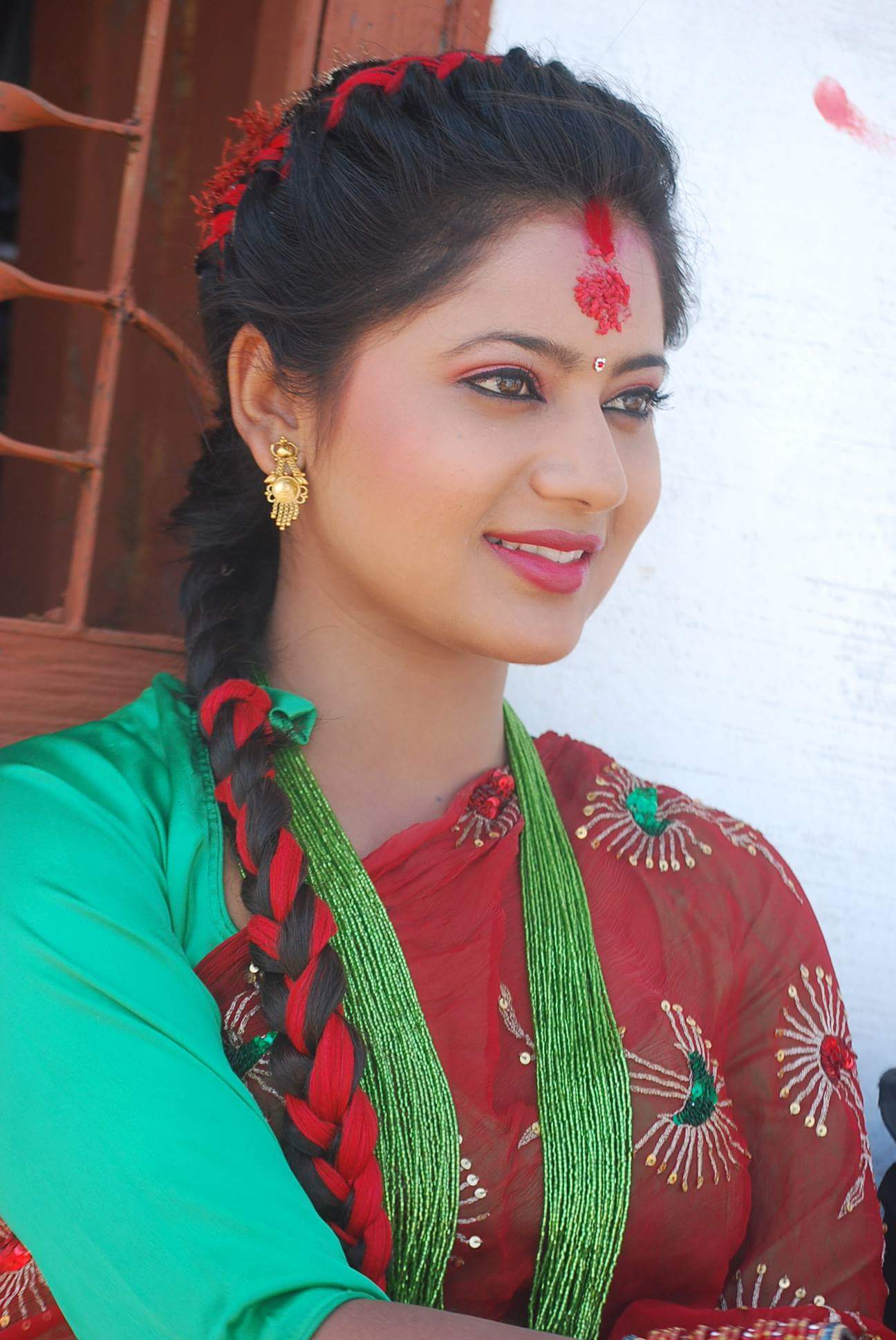 Nitya for her sister's teej function ✨🤍 Makeup - @makeupandhairbypurvi  #makeupandhairbypurvi #makeup #hairstyle #makeupartist #h... | Instagram