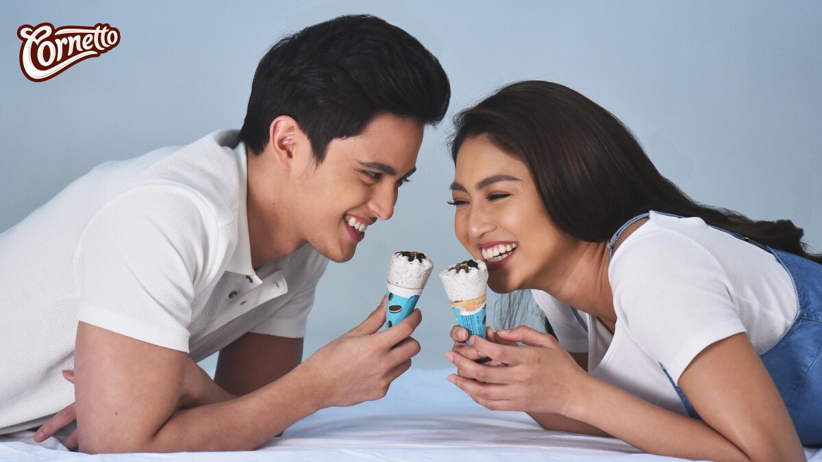 tellemjaye's tweet photo. @SelectaCornetto Cookies &amp; Dream made this moment with my dream girl @hellobangsie so perfect! #DreamCornettoSept5Na https://t.co/zhA9Utuw54