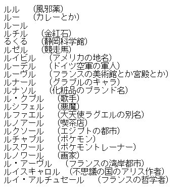 てる る 終わる 言葉 始まっ から で