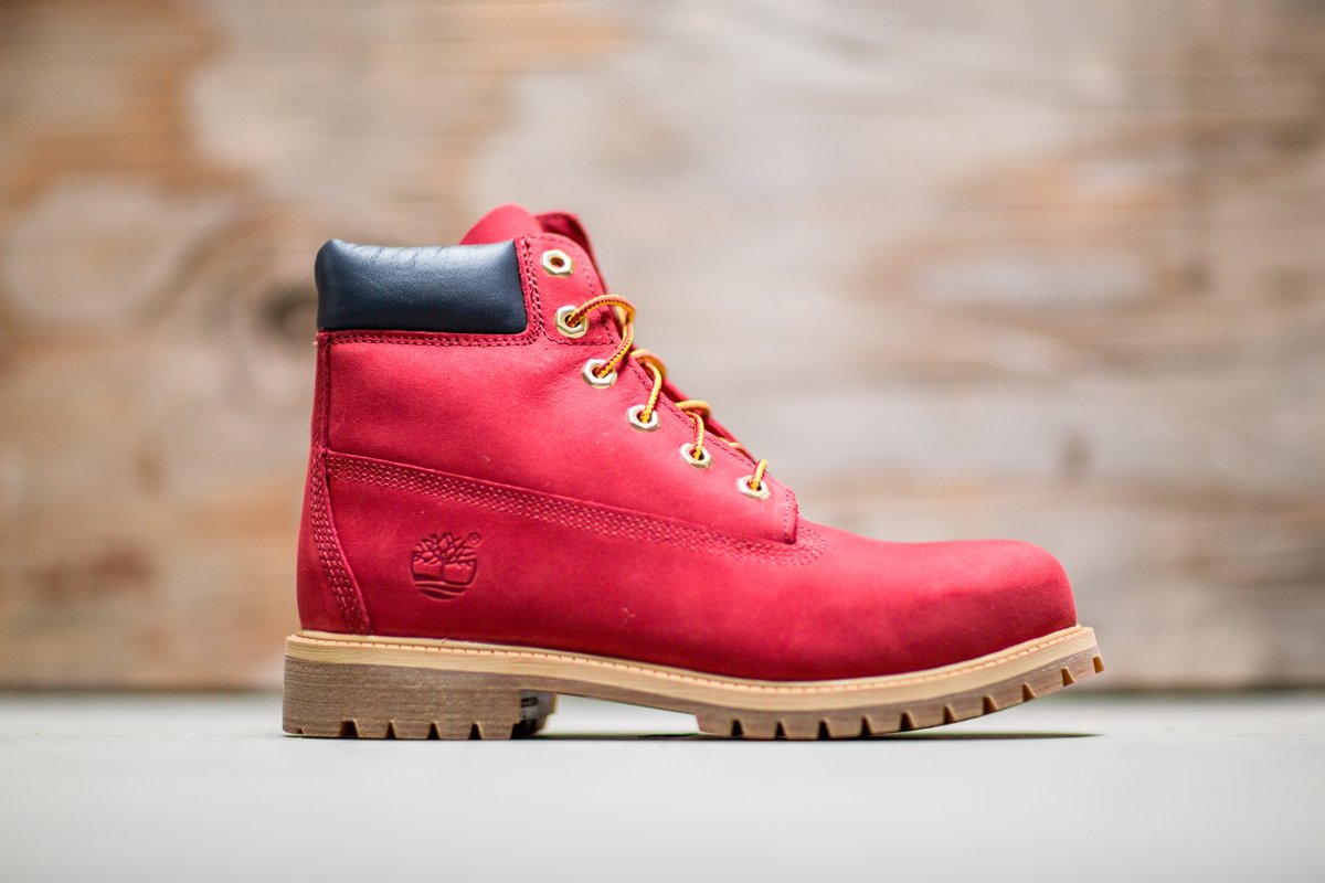 patriotic red timberlands