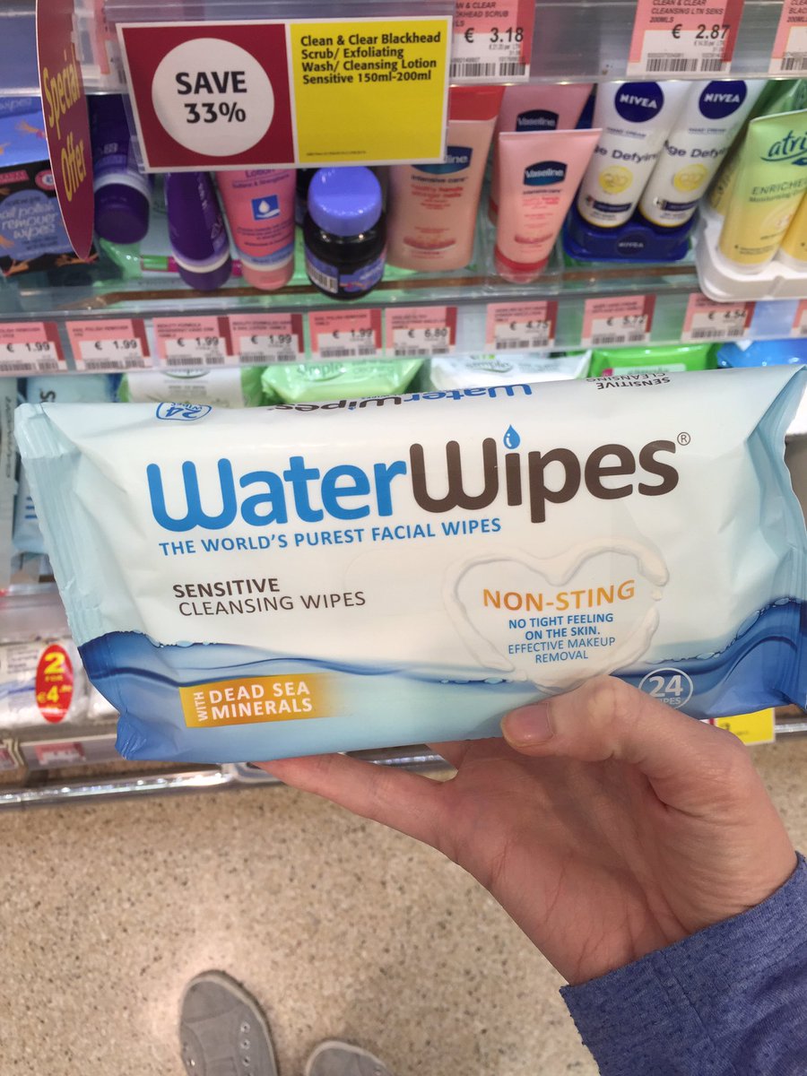 TheNewbornNanny's tweet photo. Found these adult version of @WaterWipes in @SuperValuIRL . I love the original. How are these different? https://t.co/ckj1pjuMll