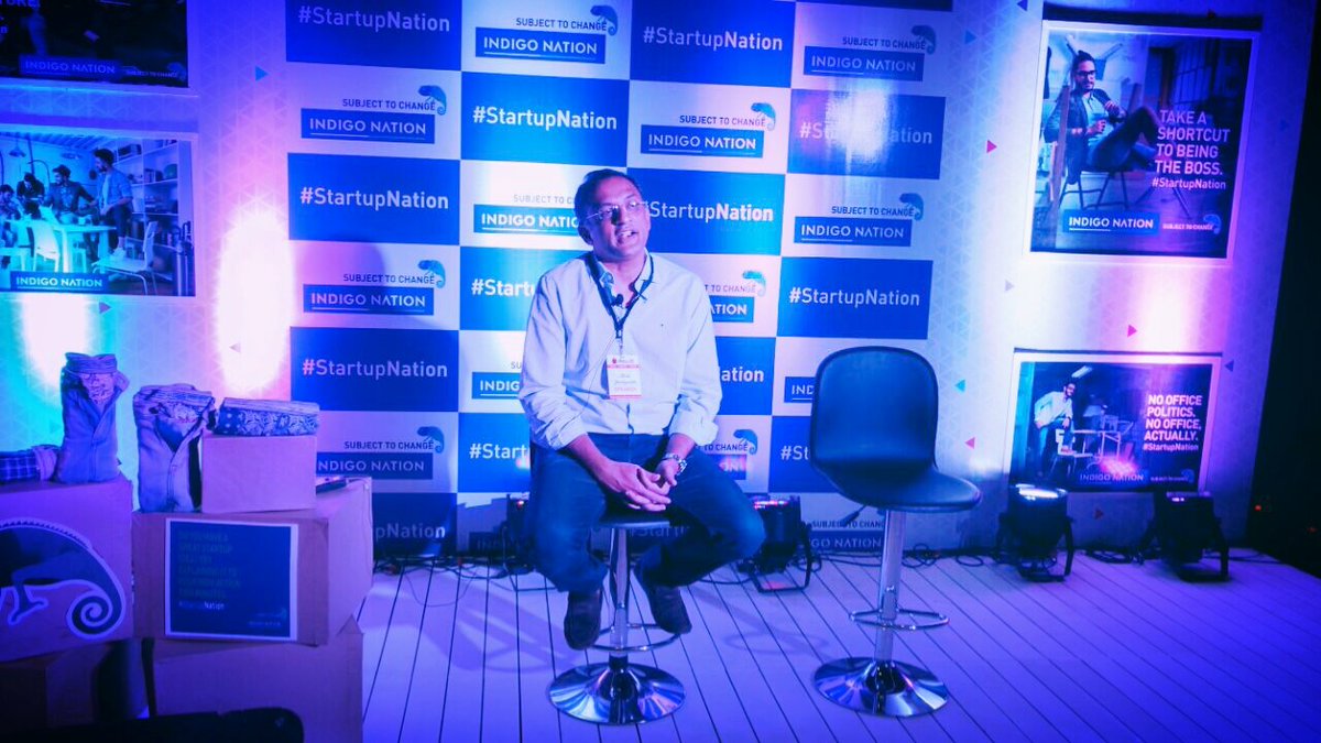 IndigoNation_IN's tweet photo. Thank you sir @Shobu_ for droppin by at our #StartupStudio . @TheAugustFest . #StartupNation  #TheAugustFest https://t.co/wiCmGjirqW