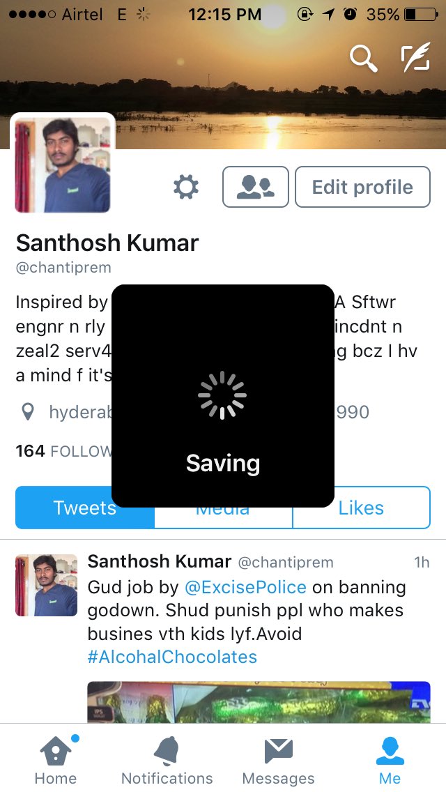 chantiprem's tweet image. @twitter @TwitterIndia #Twitter #iOS #AppBug