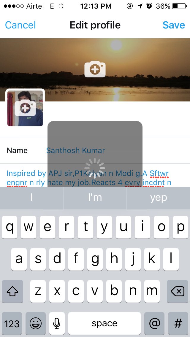 chantiprem's tweet image. @twitter @TwitterIndia #Twitter #iOS #AppBug