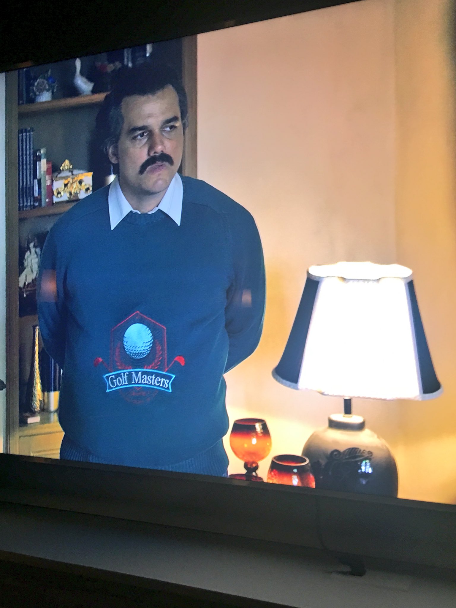 Grace Helbig on X I. AM. HERE. for Pablo Escobar s sweaters. Narcos https t XMrBkFMxOS X
