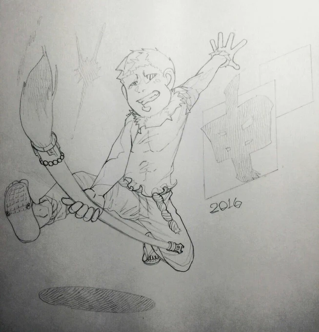 大分前に描いた絵が出てきた。 