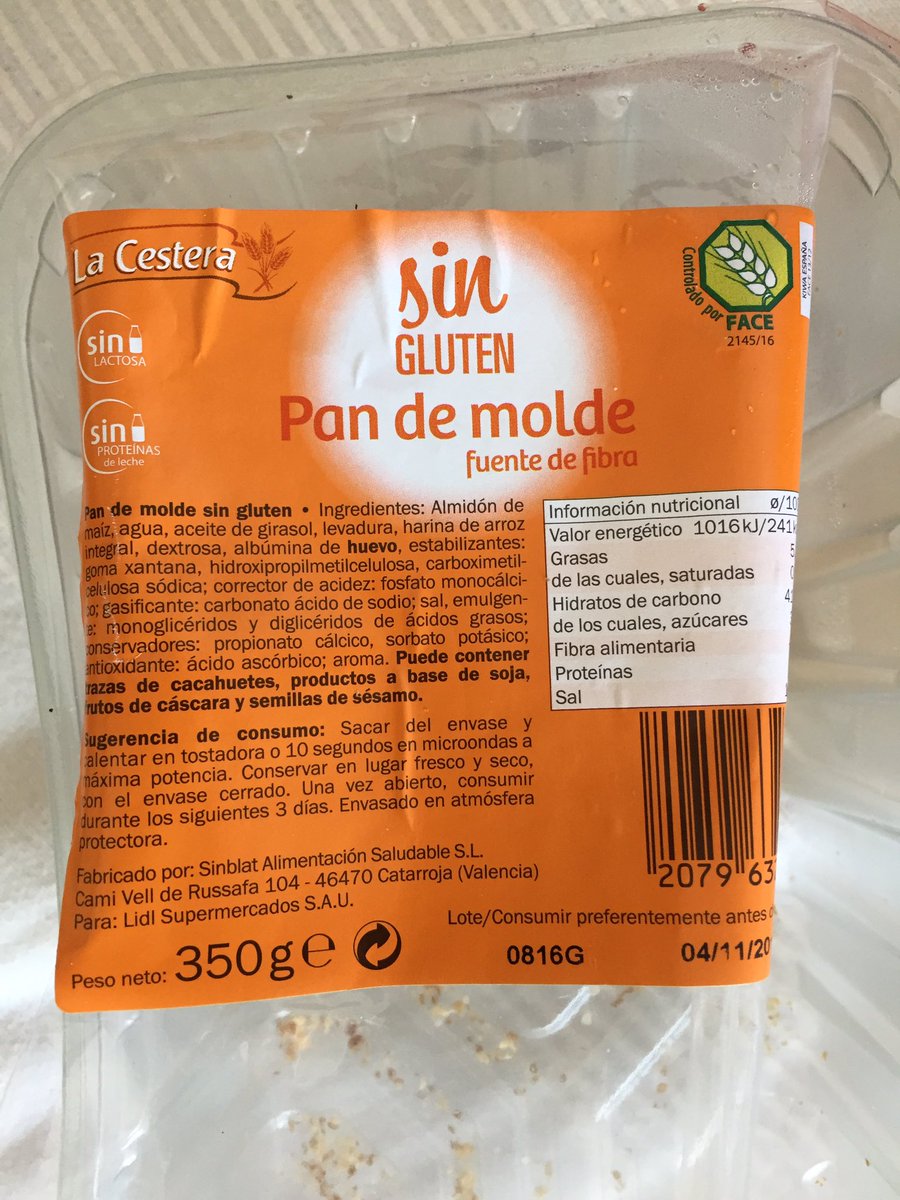Celiacos En Espana No Twitter Os Habeis Enterado Que Hay Pan Sin Gluten En El Lidl