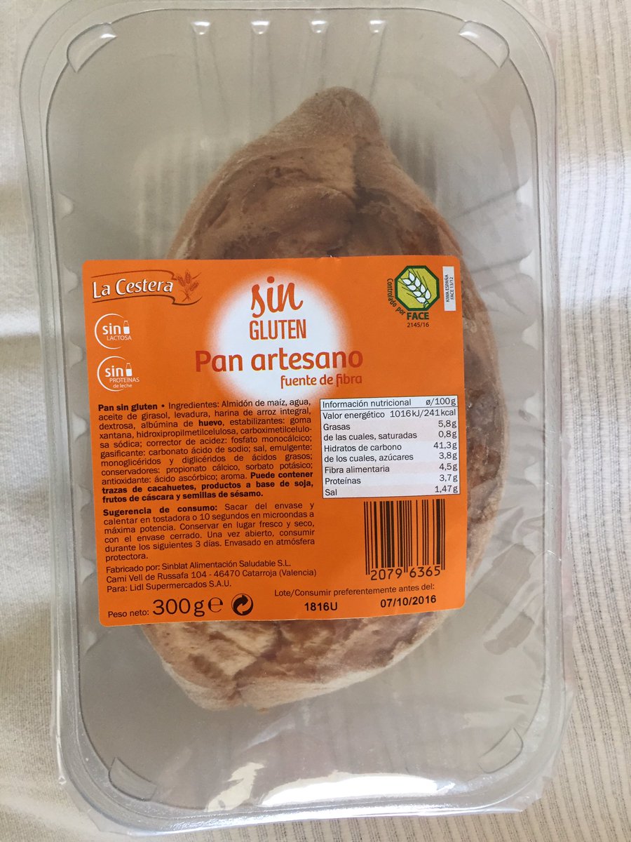 Celiacos En Espana Os Habeis Enterado Que Hay Pan Sin Gluten En El Lidl
