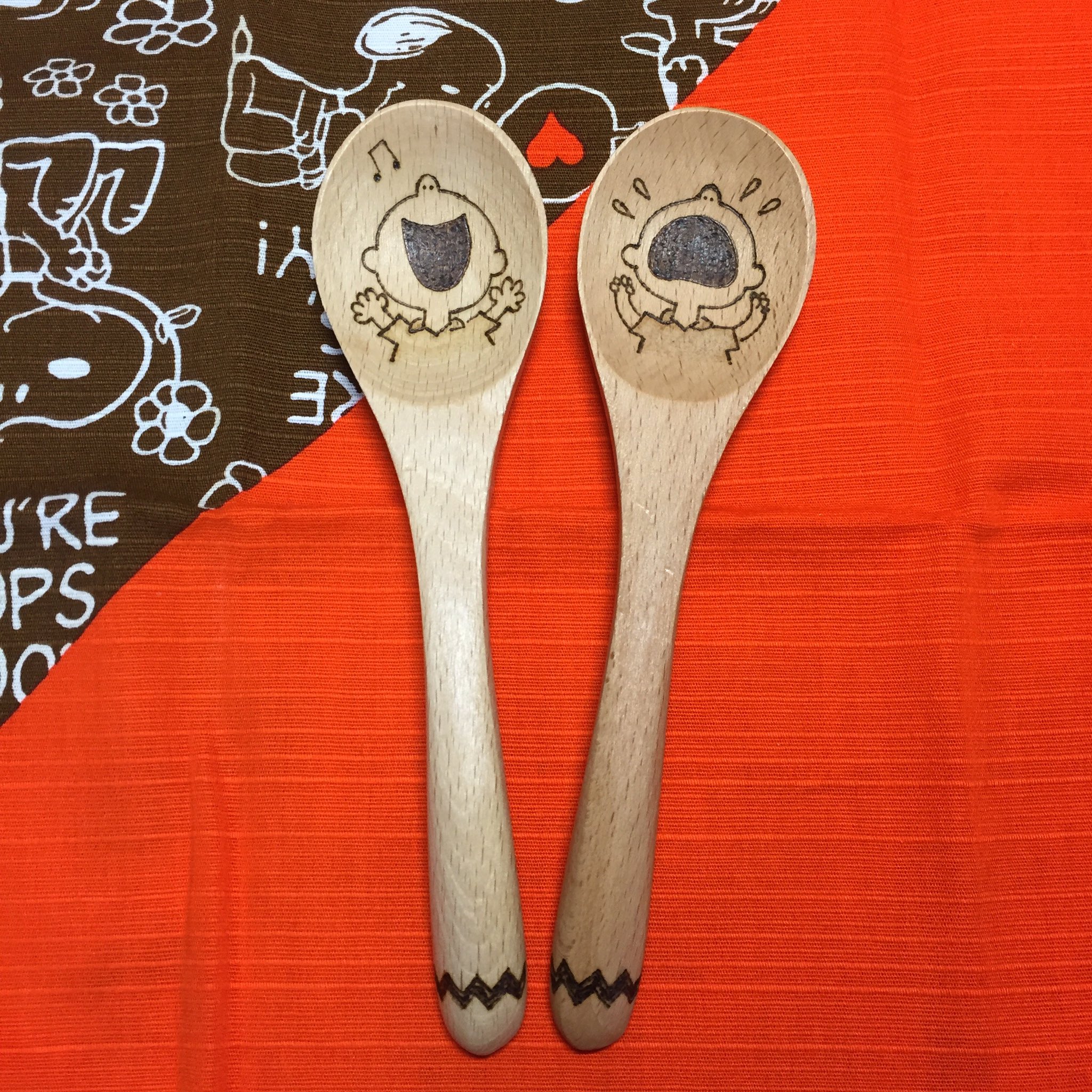 ট ইট র ｎａｍｉｍｏ 今日は引きこもりでたくさん焼けました ウッドバーニング スヌーピー Peanuts 木ベラ スプーン